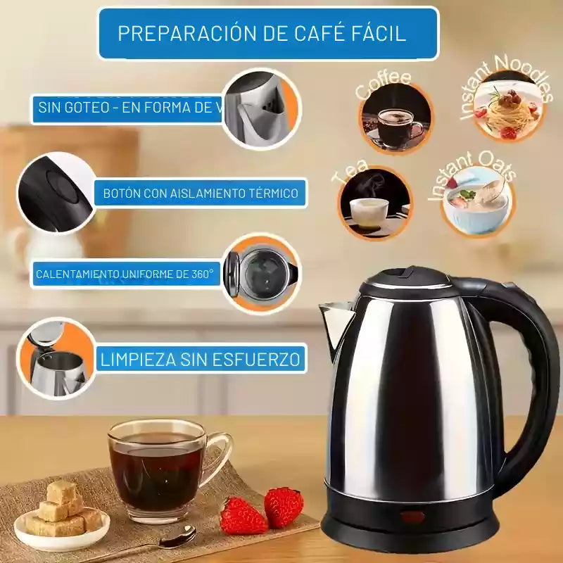 Hervidor Eléctrico: Elegancia Instantánea que Transforma tu Rutina💡