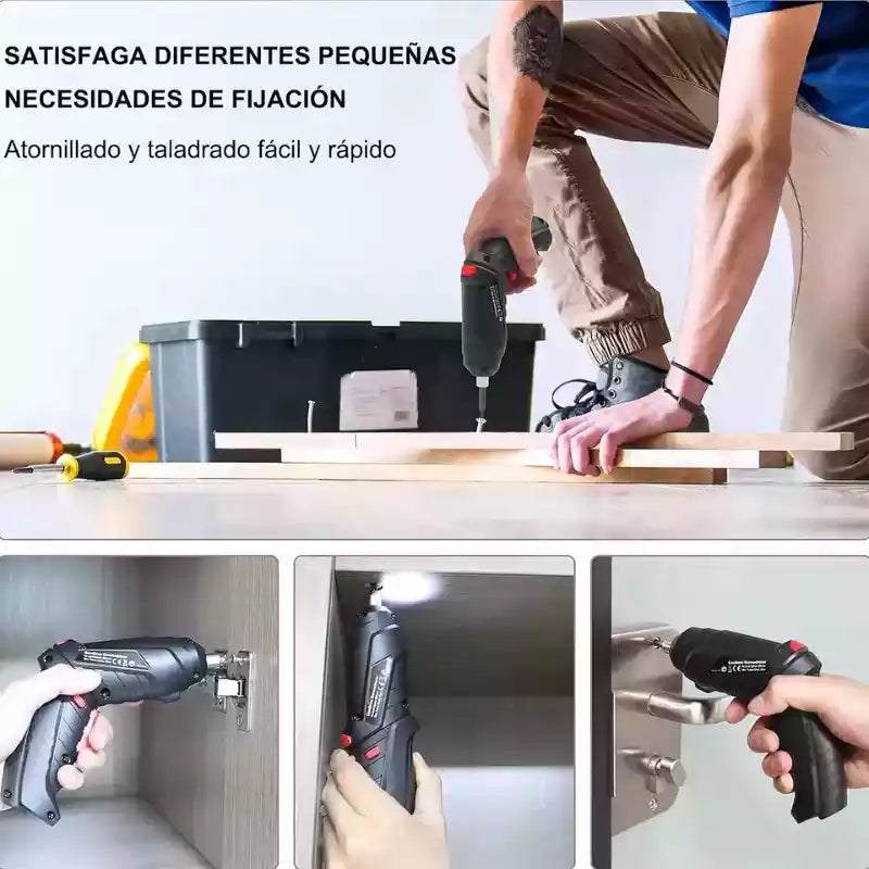 Destornillador ProRápido - Potencia Inalámbrica que Libera Tus Manos 🛠️⚡