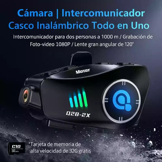 Intercomunicador Motor Q28: Tu Copiloto de Seguridad y Conexión en la Carretera🏍️