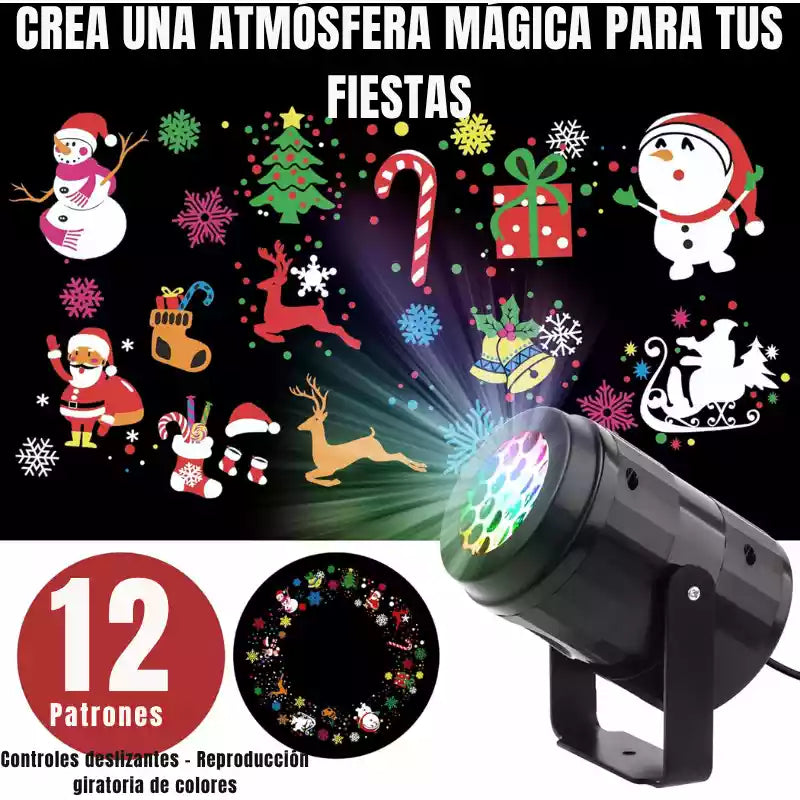 Proyector Navideño - Transforma Tu Espacio con Magia y Estilo🎄