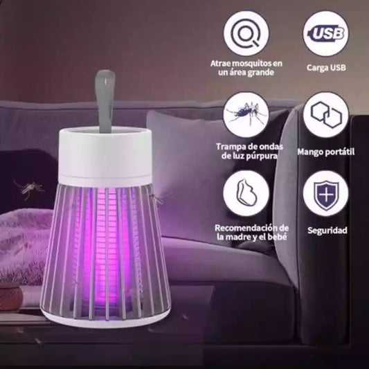 ¡Lámpara Noche Mata Zancudos: Tu Espacio Libre de Picaduras, Confort Total!💪🏼