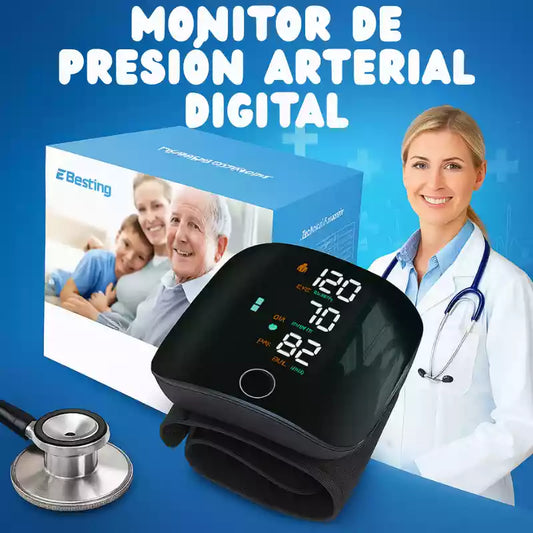 Tensiómetro Digital Recargable – Monitorea tu salud con precisión y sin complicaciones 🩺