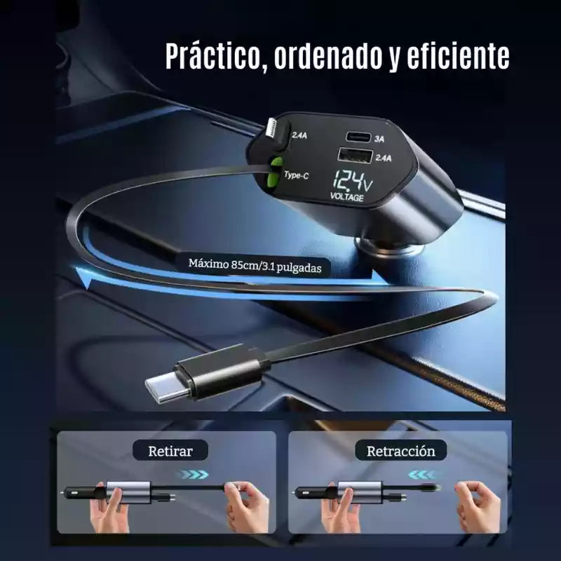 Cargador 120W 4en1 - Energía Total Sin Límites 🚀