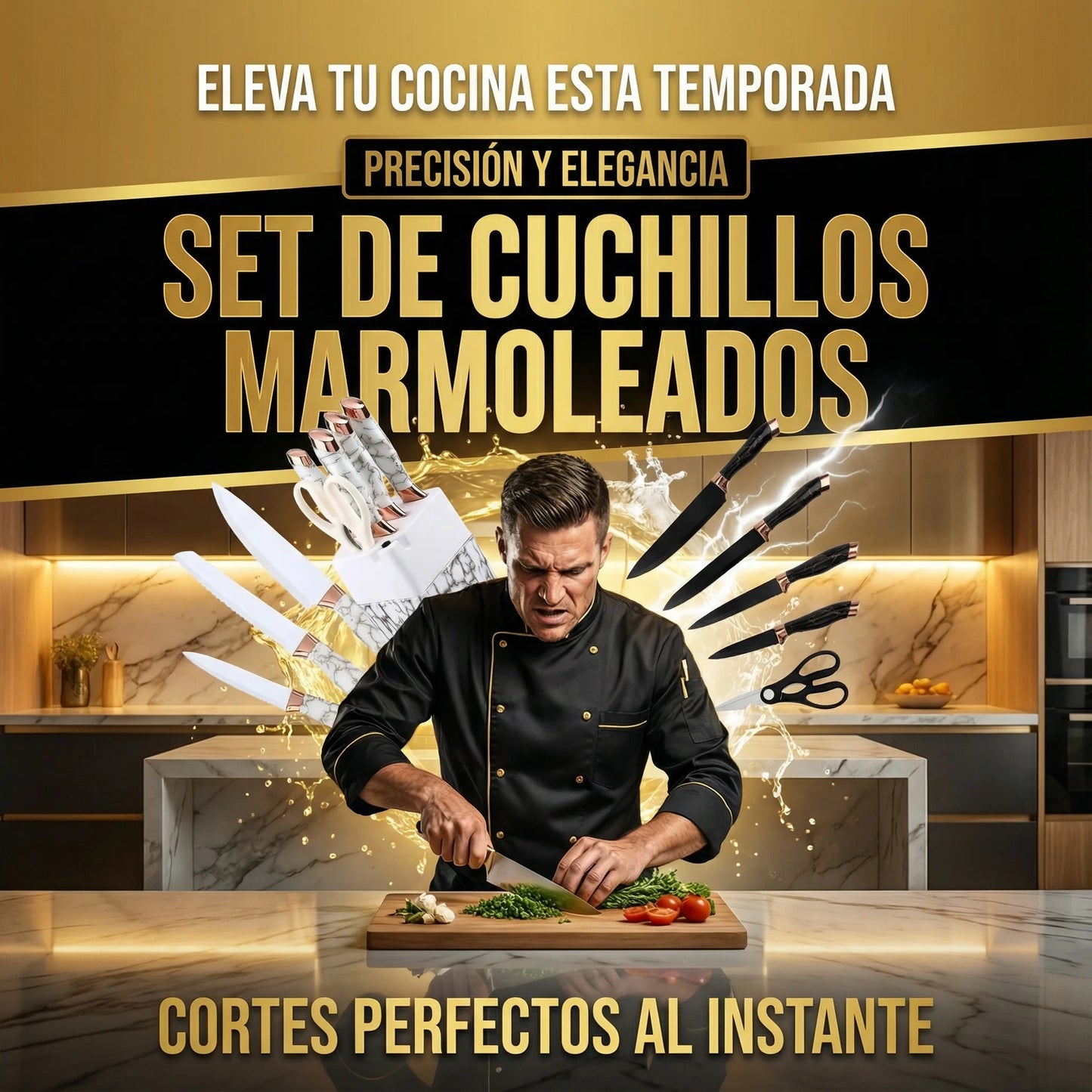 ChefPro Steel™ – Precisión Profesional que Eleva tu Cocina🔪