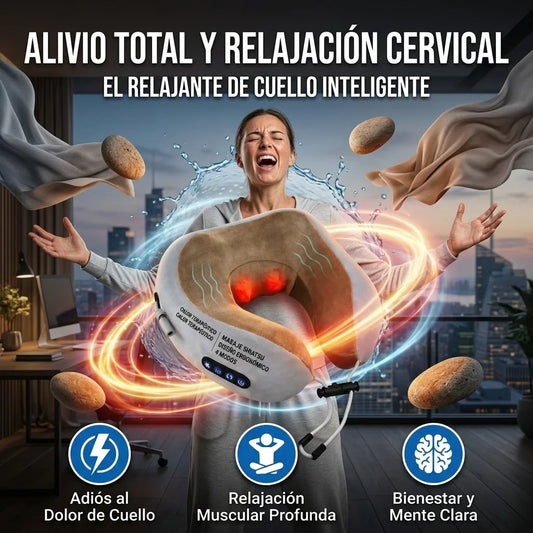NeckRelief Pro™ – Masaje Profundo que Elimina el Estrés en Minutos💆‍♂️