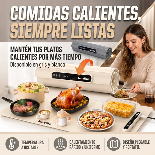 HeatTable™ | Mantén Tus Comidas Calientes por Más Tiempo 🍲🔥