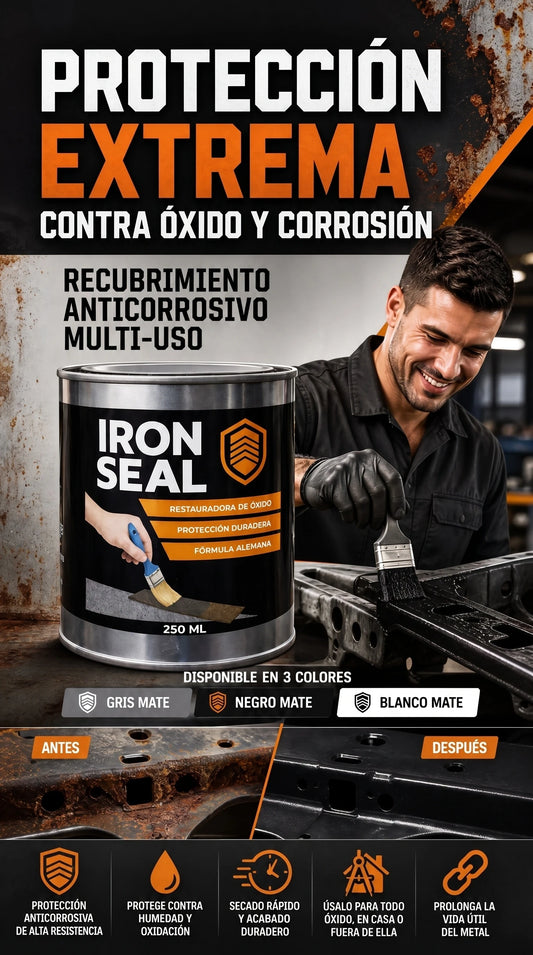 Iron Seal™ | Protección Antióxido Extrema Para Todo Tipo de Superficies🔥