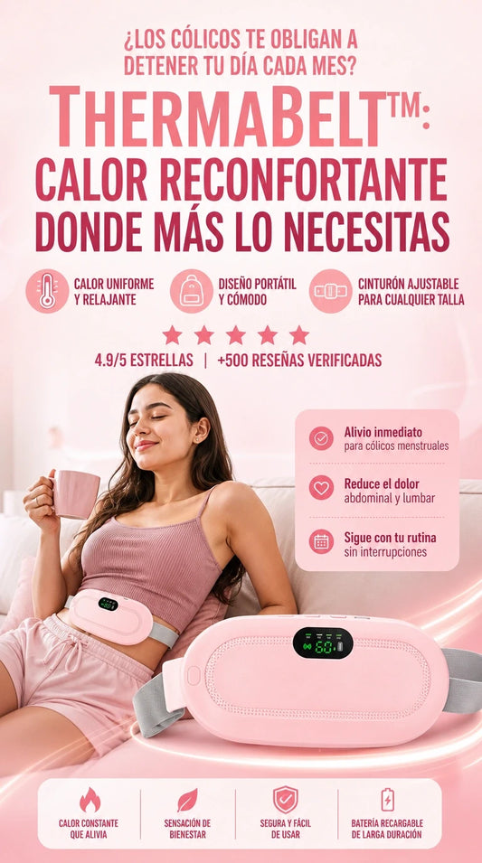 ThermaBelt™ | Alivio Reconfortante para Cólicos Menstruales🧘🏻‍♀️