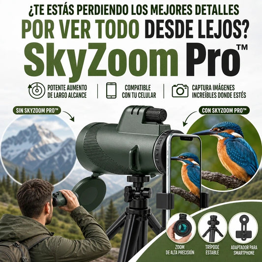 SkyZoom Pro – Observa el Mundo con Precisión Extrema🔭
