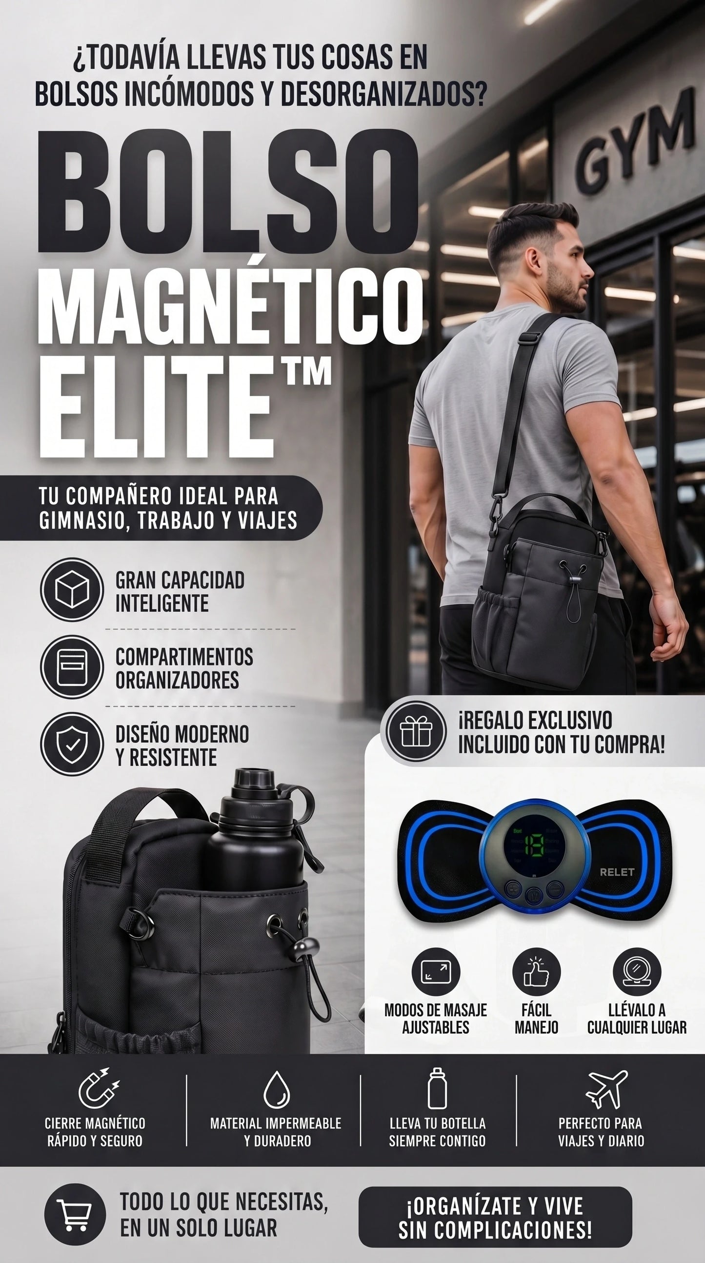 Bolso Magnético Elite™ | Lleva Todo Sin Perder El Estilo