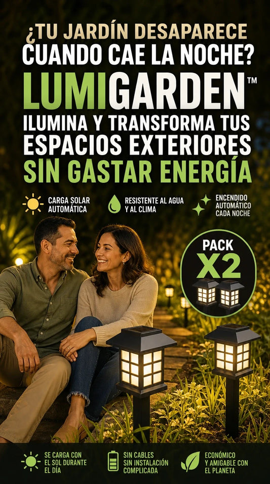 LumiGarden™ | Ilumina y Embellece tus Espacios Sin Cables