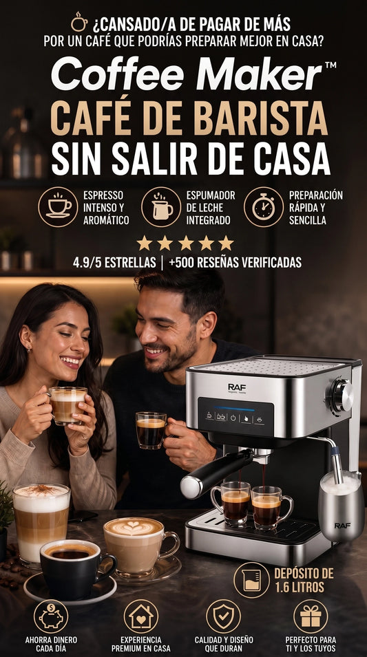Coffee Maker™ | Espresso Cremoso y Café de Cafetería en Casa ☕✨