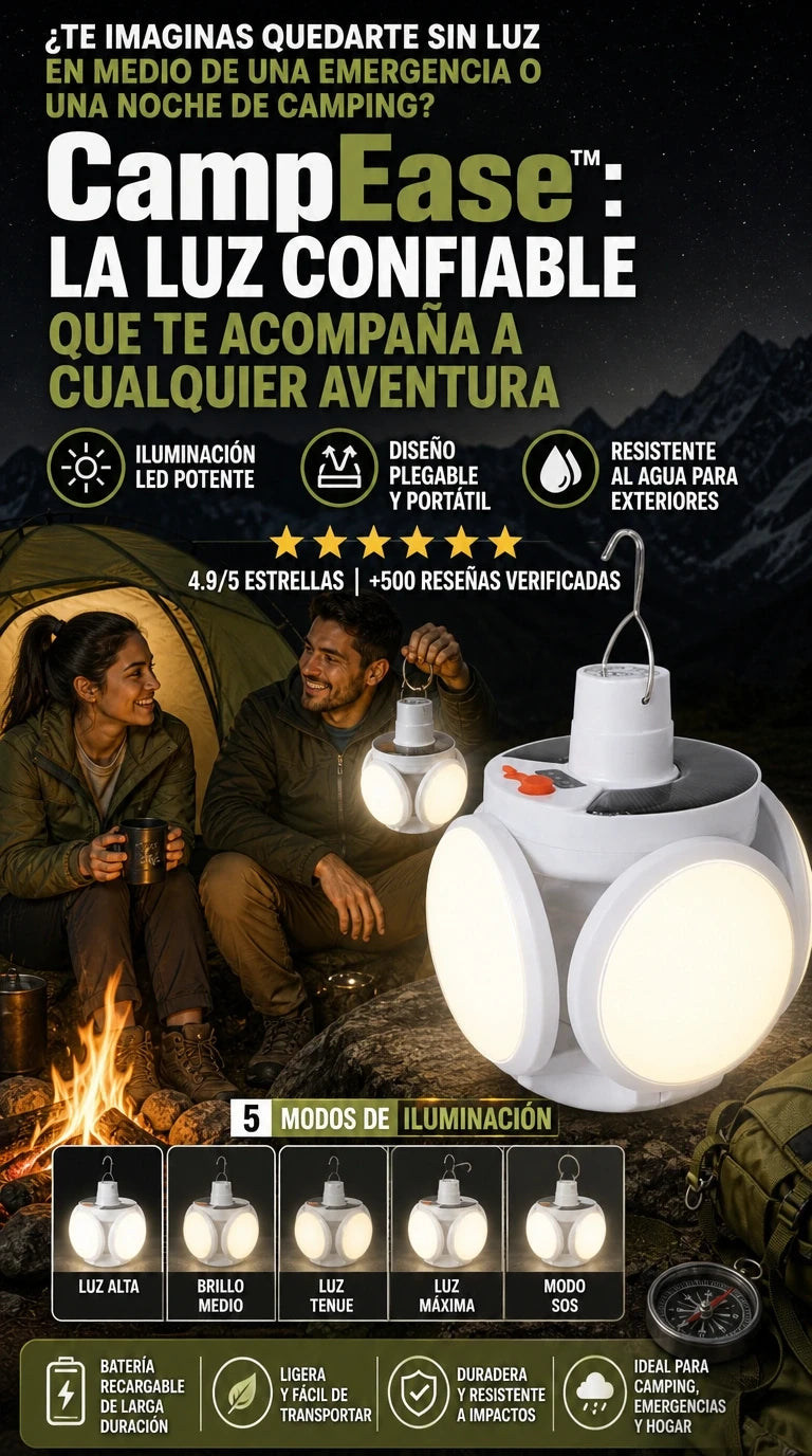 CampEase™ | Descansa Cómodo Donde Quieras