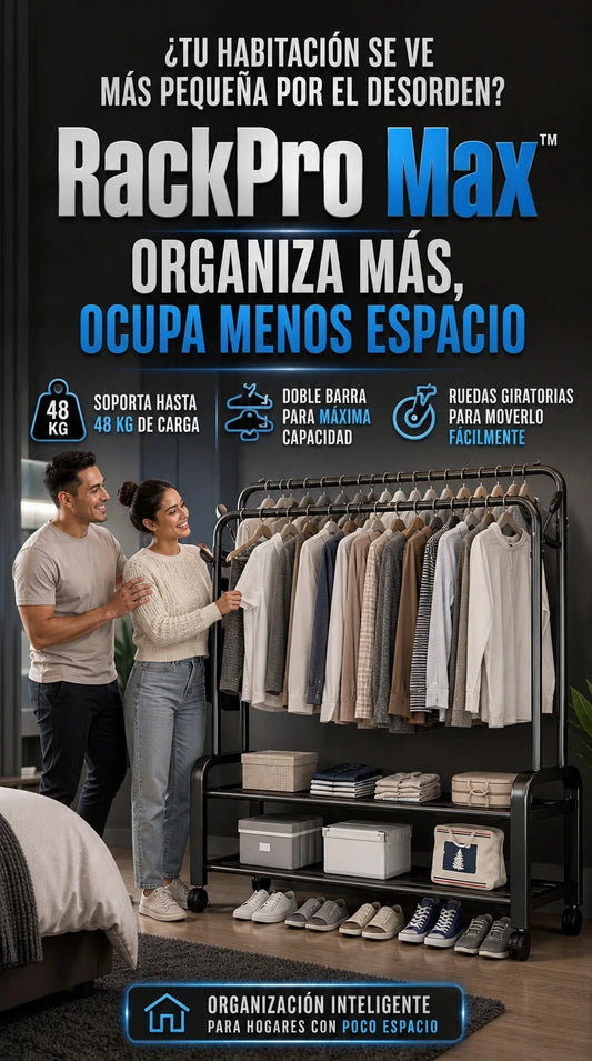 RackPro Max™ | Más Espacio y Organización en un Solo Lugar