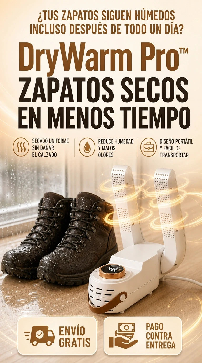 DryWarm Pro | Zapatos secos, frescos y listos para usar