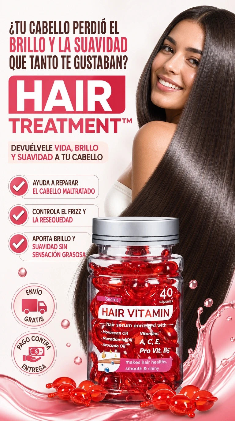 Hair Treatment Seru Oil ✨ Cabello más fuerte, brillante y sedoso