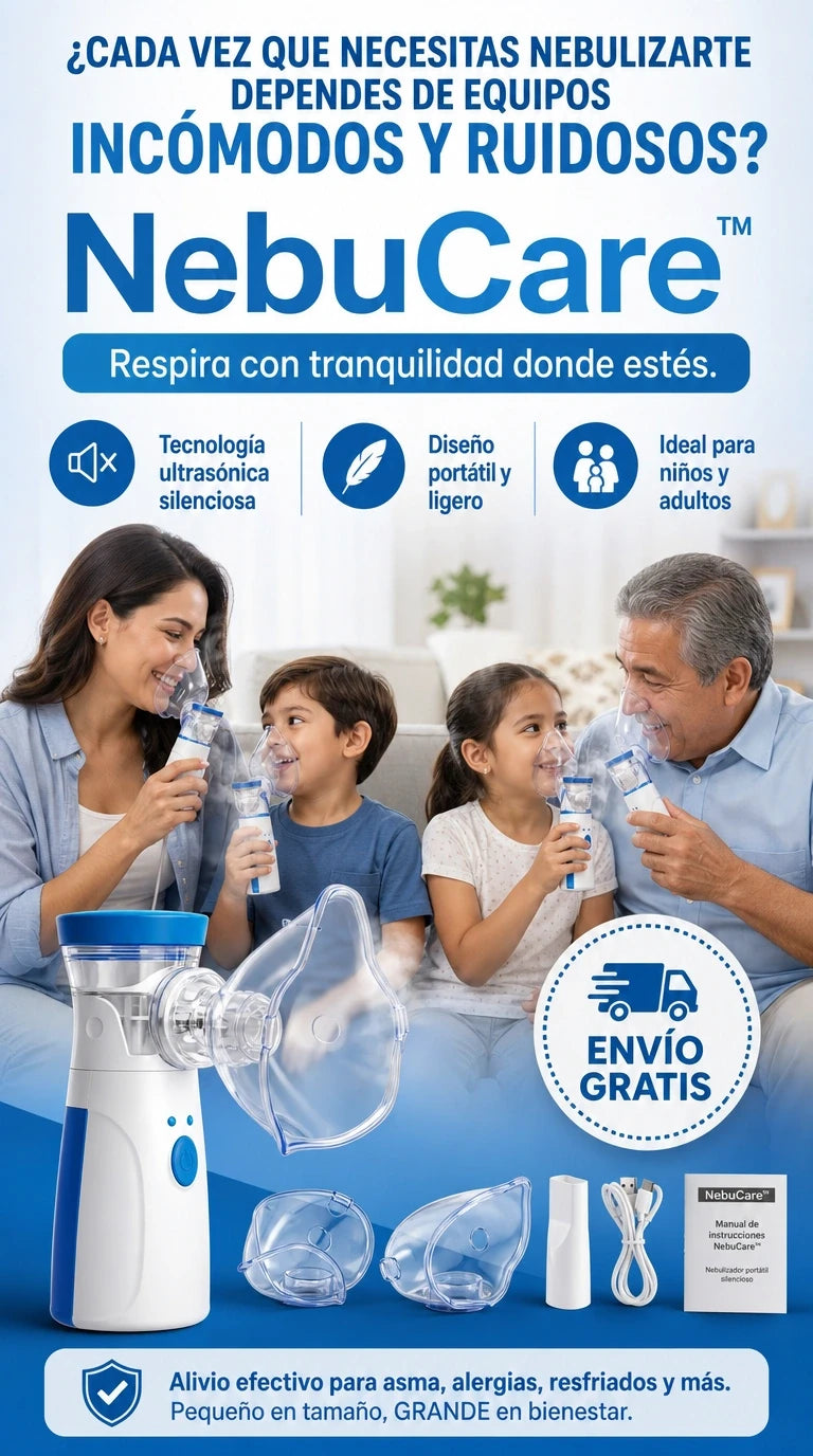 NebuCare™ | Respiración más libre donde y cuando lo necesites