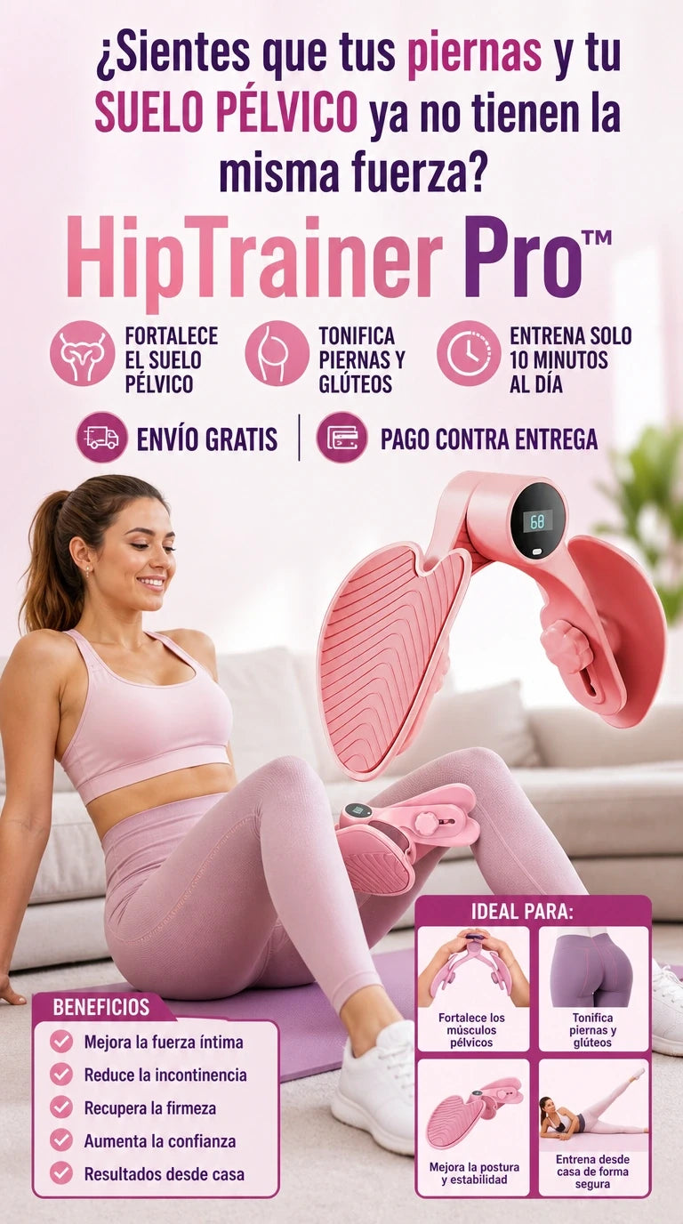HipTrainer Pro™ | Fortalece tu suelo pélvico y moldea tus piernas desde casa