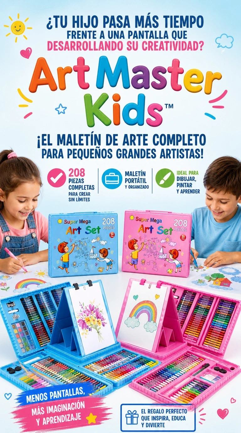 ArtMaster Kids™ | El set creativo que despierta la imaginación de los pequeños