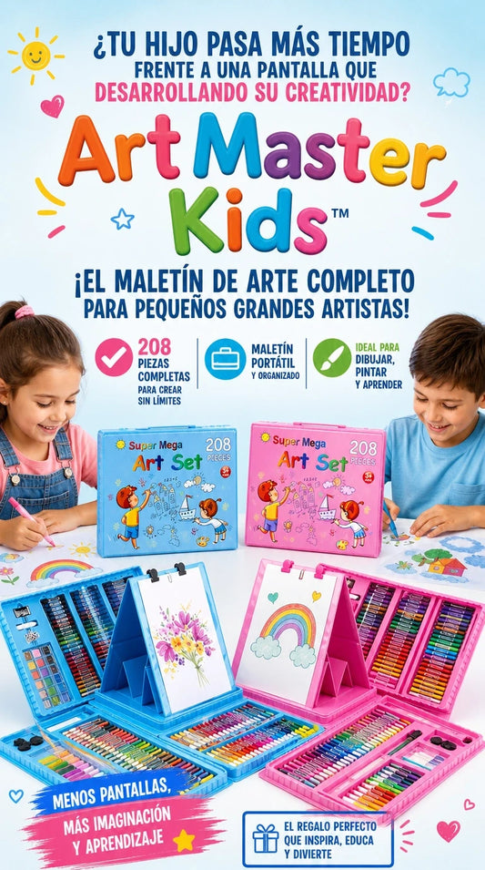 ArtMaster Kids™ | El set creativo que despierta la imaginación de los pequeños