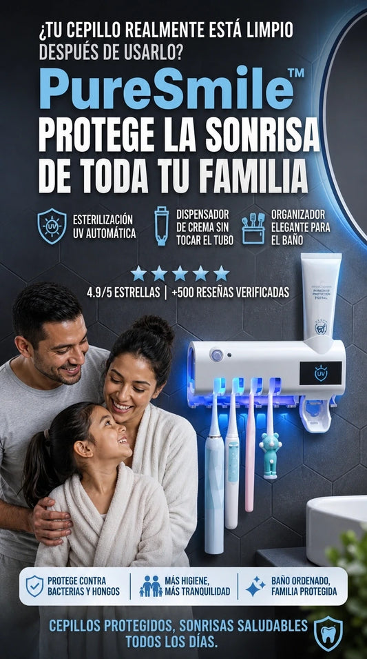 PureSmile™ | Higiene Inteligente para un Baño Siempre Organizado