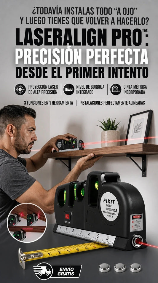 LaserAlign Pro™ | Alineaciones Perfectas con Precisión Profesional