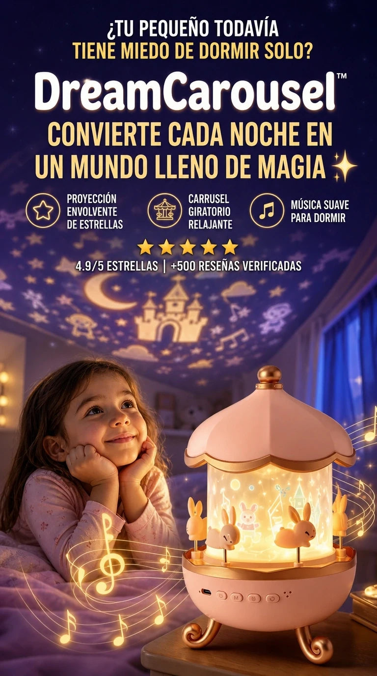 DreamCarousel™ | Convierte cada noche en un momento mágico para dormir ✨🌙