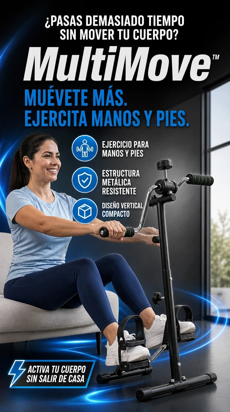 🚴 Ejercitador MultiMove™ — Activa brazos y piernas desde casa