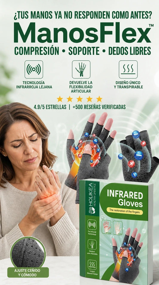 Guantes Compresivos ManosFlex™ — comodidad que acompaña cada movimiento