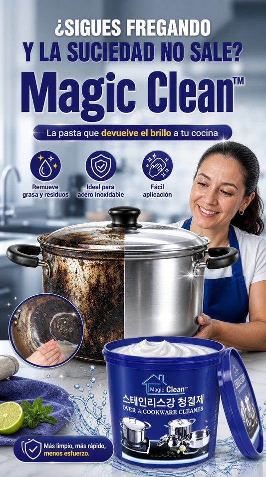 ✨ Magic Clean™ | Recupera el brillo de tus ollas sin complicarte