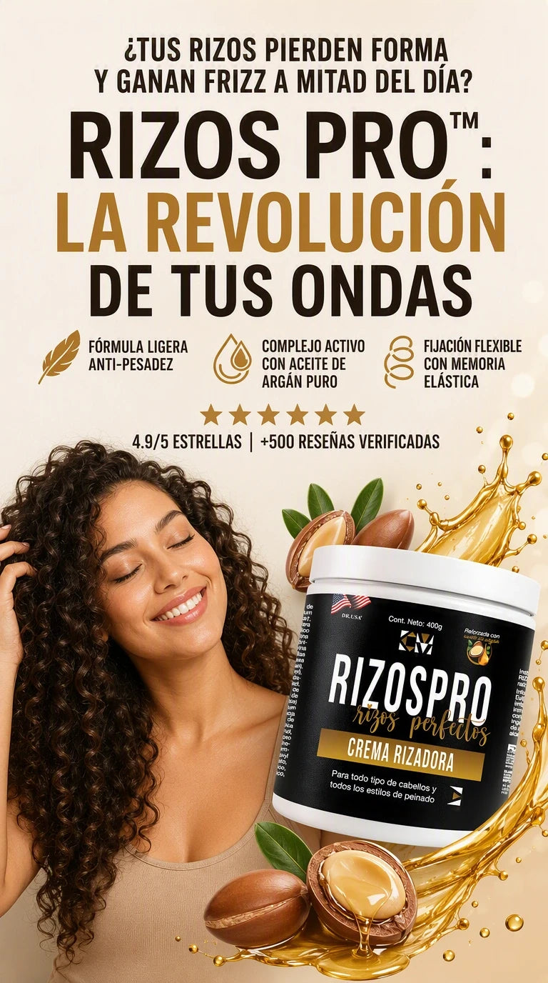 rizos pro -- El renacer de tus ondas con definición impecable y cero frizz todo el día