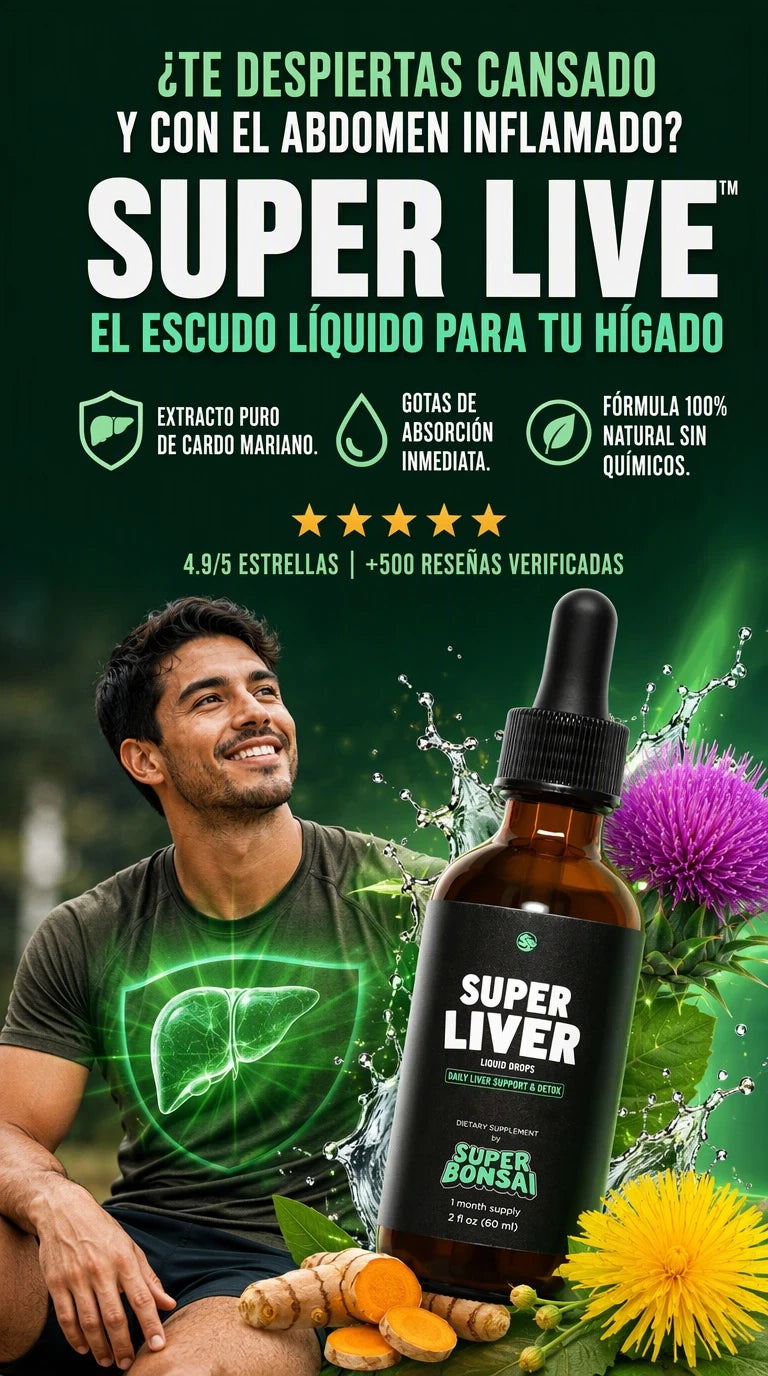 Super Liver Drops Balance & Vitalidad: El escudo natural de rápida absorción que le devuelve la ligereza y energía pura a tu organismo