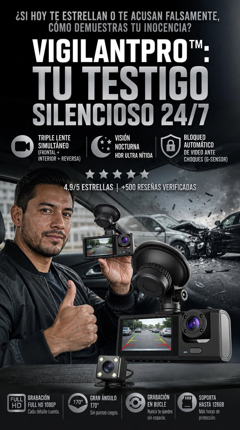 VigilantPro 3-in-1: Tu Escudo de Confianza sobre Ruedas