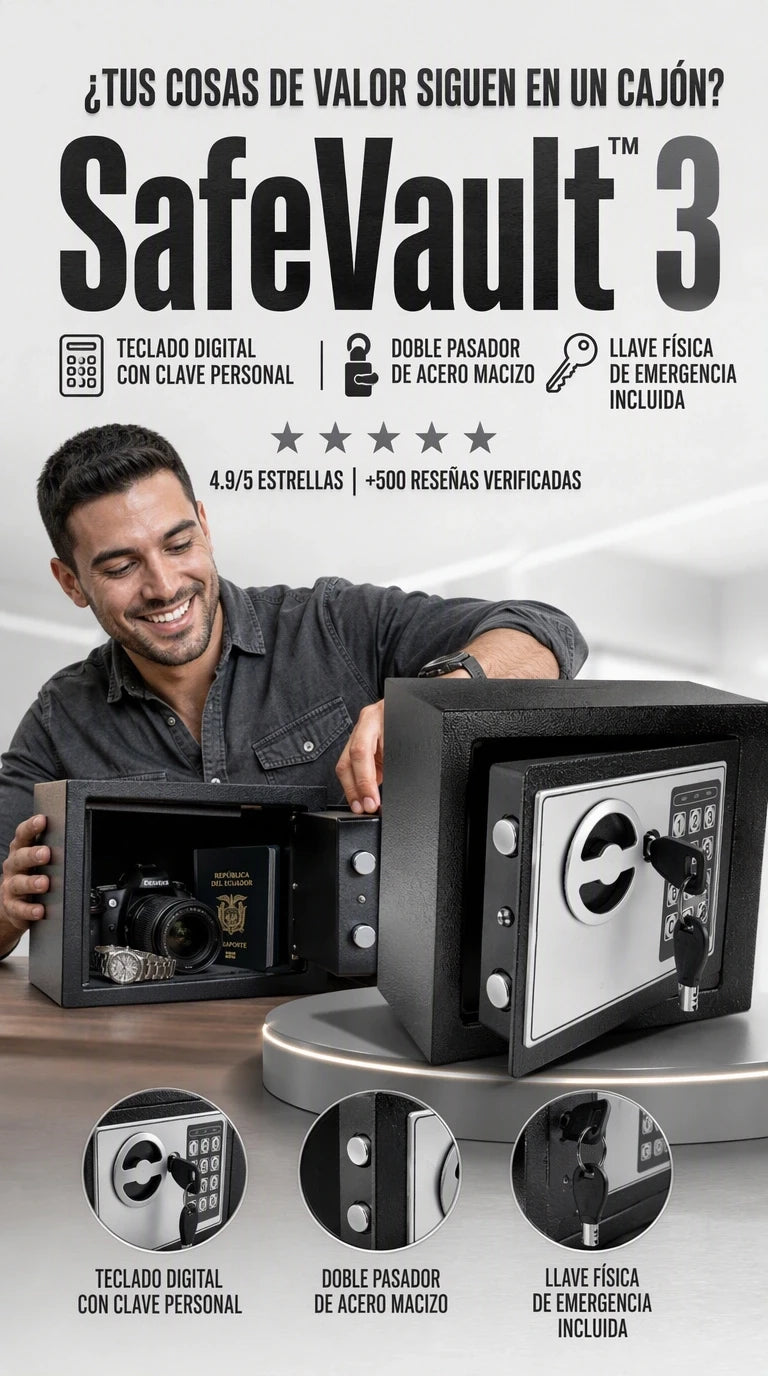 SafeVault Pro: Bloquea el caos, protege tus ahorros y asegura tu tranquilidad en cada instante.
