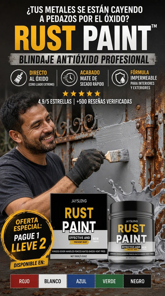 RustPaint – Pintura Antióxido y Anticorrosiva de Acabado Mate