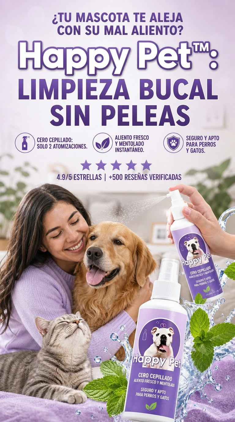 Happy Pet + Aliento Puro al Instante
