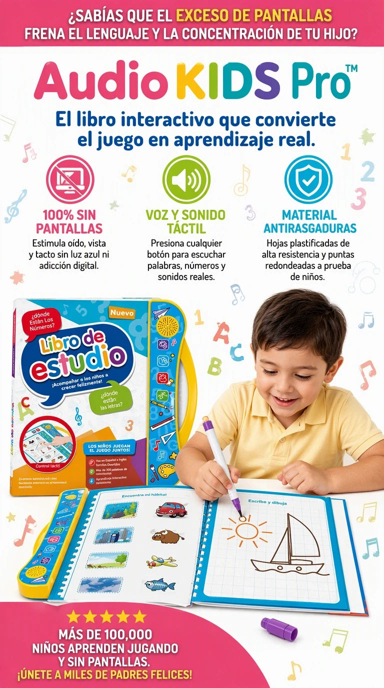 AudioKIDS Pro: Estimulación Sonora y Cognitiva Temprana para Mentes Brillantes