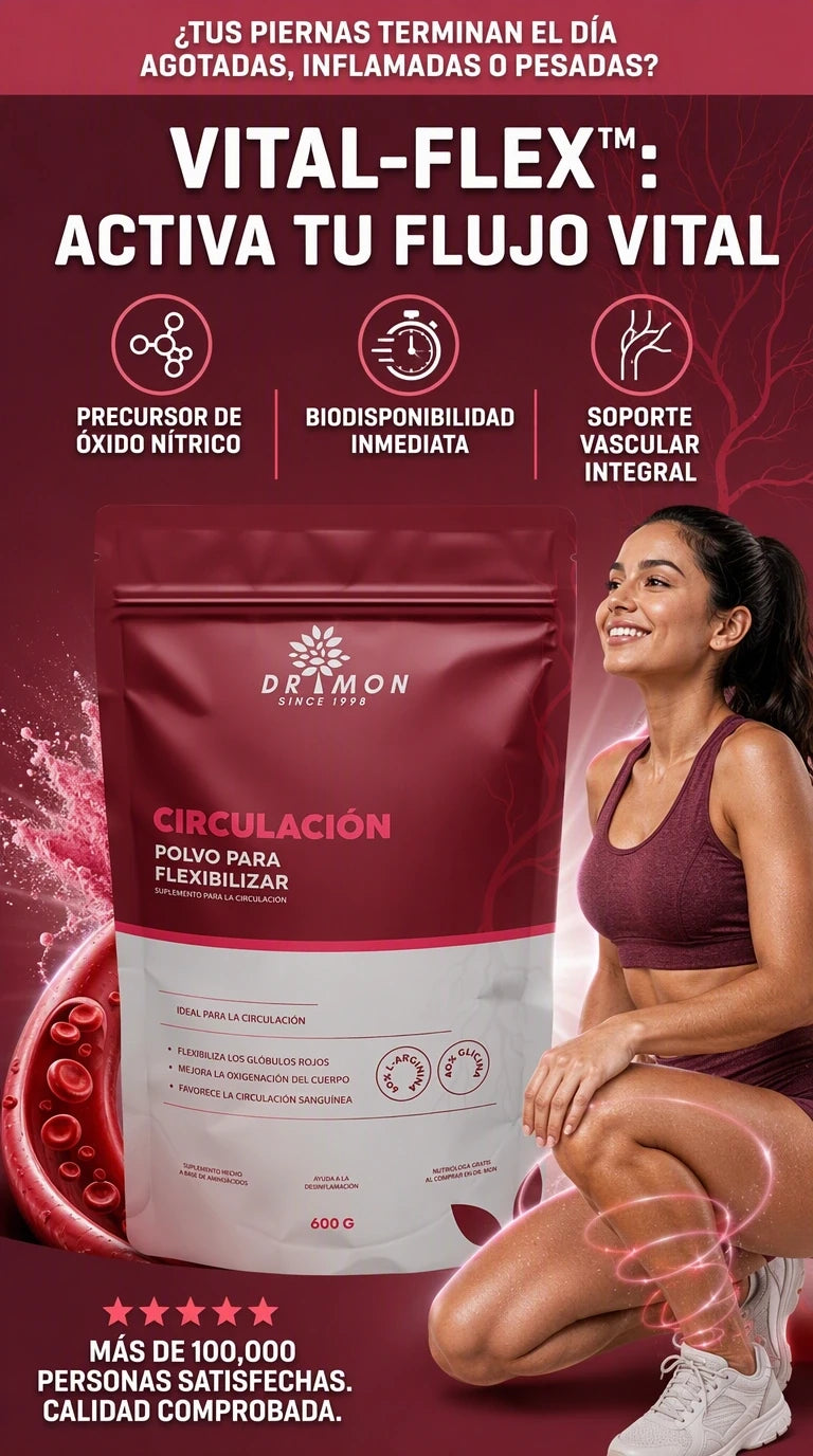 VITAL-FLEX: Despierta tu circulación, dile adiós a la pesadez en las piernas y recupera la energía natural de tus mejores años.