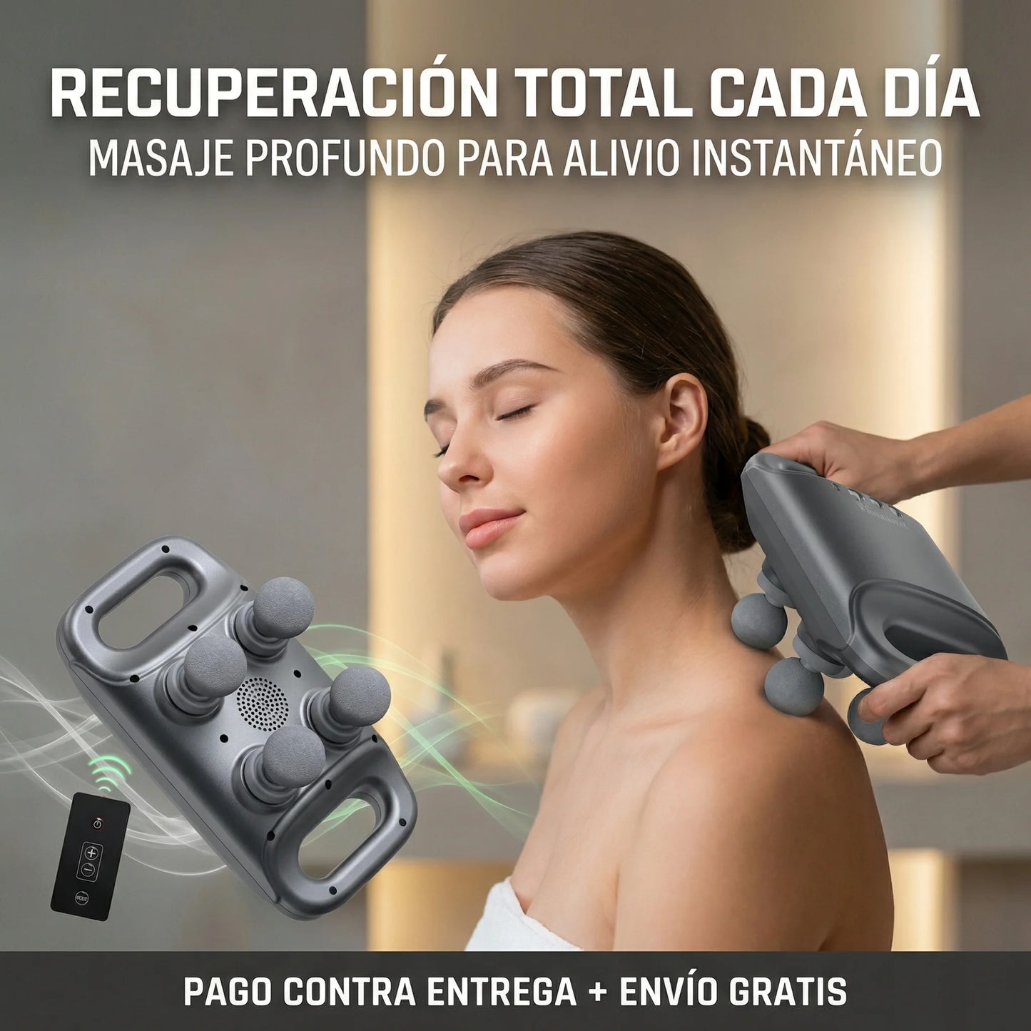 Masajeador Portátil™ | Relajación profunda en cualquier momento⭐