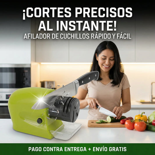 Afilador de Cuchillos Eléctrico – Precisión Profesional en Segundos🔪