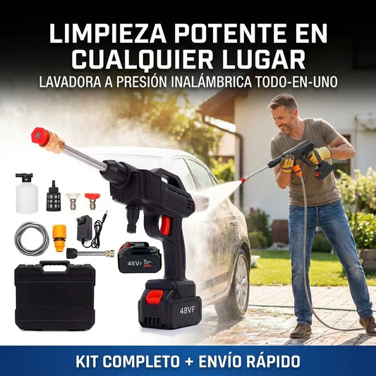 HidroJet Inalámbrica – Limpieza potente en cualquier lugar🫧