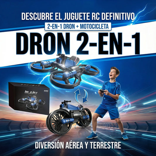 SkyRider X2 – Diversión terrestre y aérea en un solo control🏍️🚁
