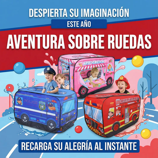 Adventure Tent™ – Diversión Segura que Despierta la Imaginación🚓